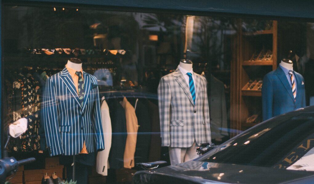 suit jackets on display