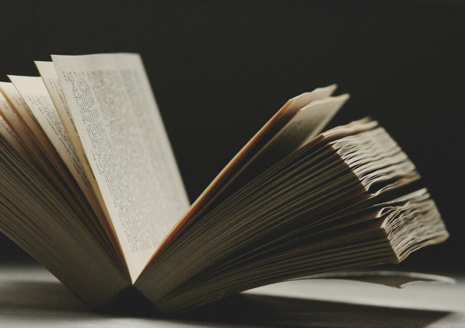 opened book